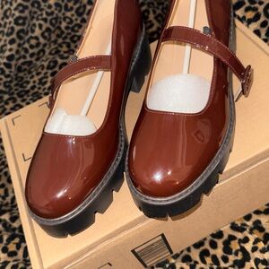 Brown Mary Jane Women's Shoes